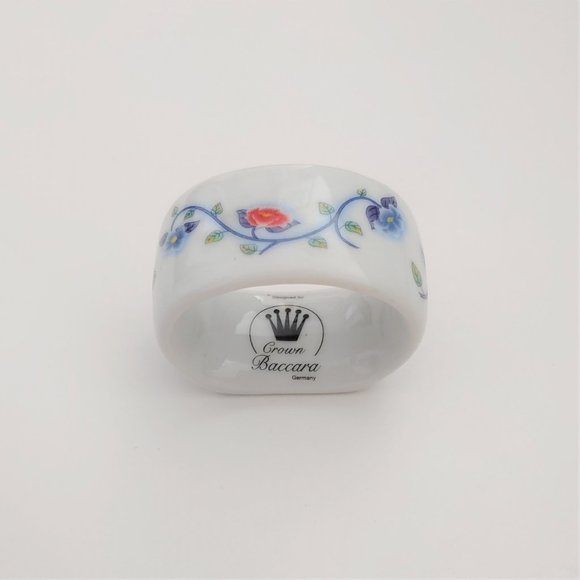 Crown Baccara Plate, Saucer & Napkin Ring Set - Picture 5 of 8